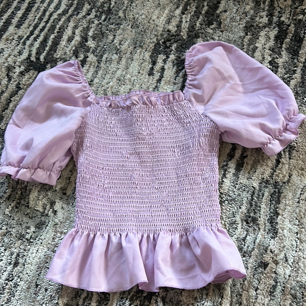 Purple blouse